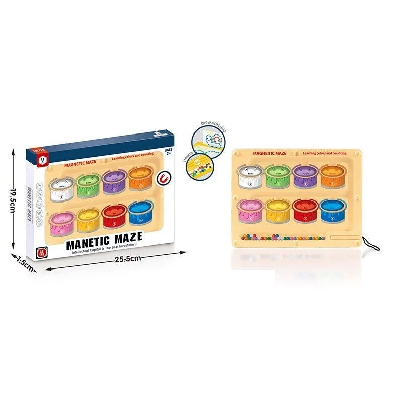 Магнітна гра 8 комірок для кульок магнітний стілус (HD 144 A-1) Чернігів - фото 1