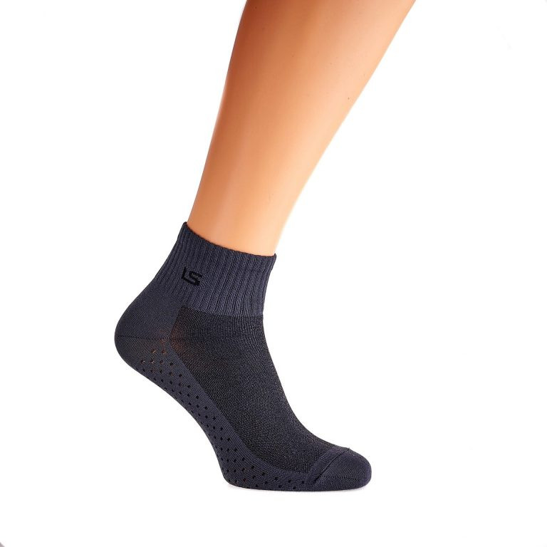 Шкарпетки Демісезонні LEO UNIVERSAL DOTS Високі Темно-сірий 38-40 Суми - фото 1