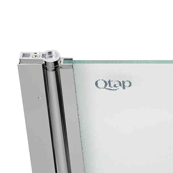 Штора на ванну Qtap Standard CRM407513APL скло Pear 6 мм, 75х140 см, ліва Київ