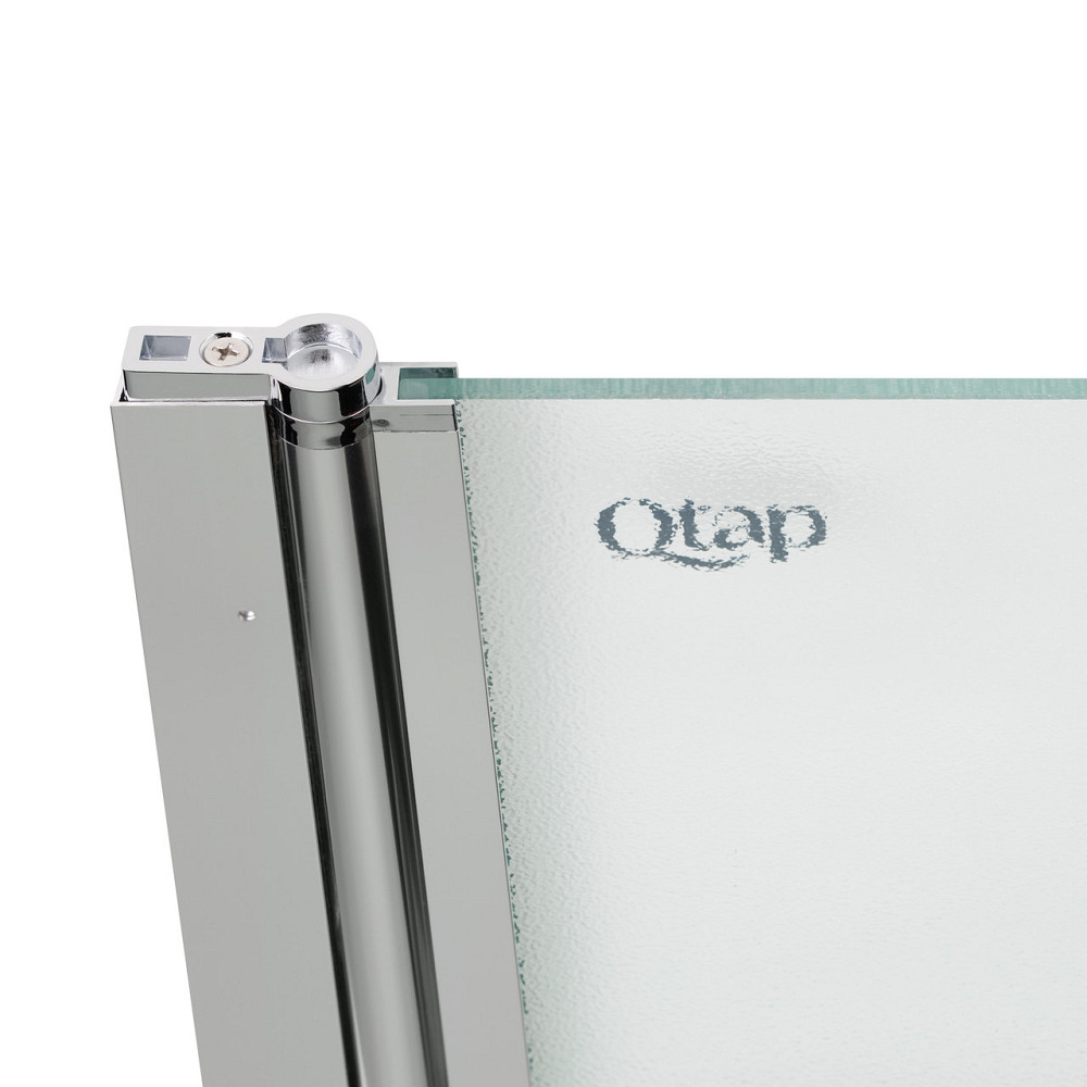 Штора на ванну Qtap Standard CRM407513APL скло Pear 6 мм, 75х140 см, ліва Київ - фото 4