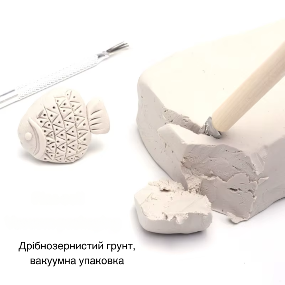 Комплект для ліплення з м'якої глини з інструментами та фарбами, дитячий набір для творчості та виробів Кам'янець-Подільський - фото 2