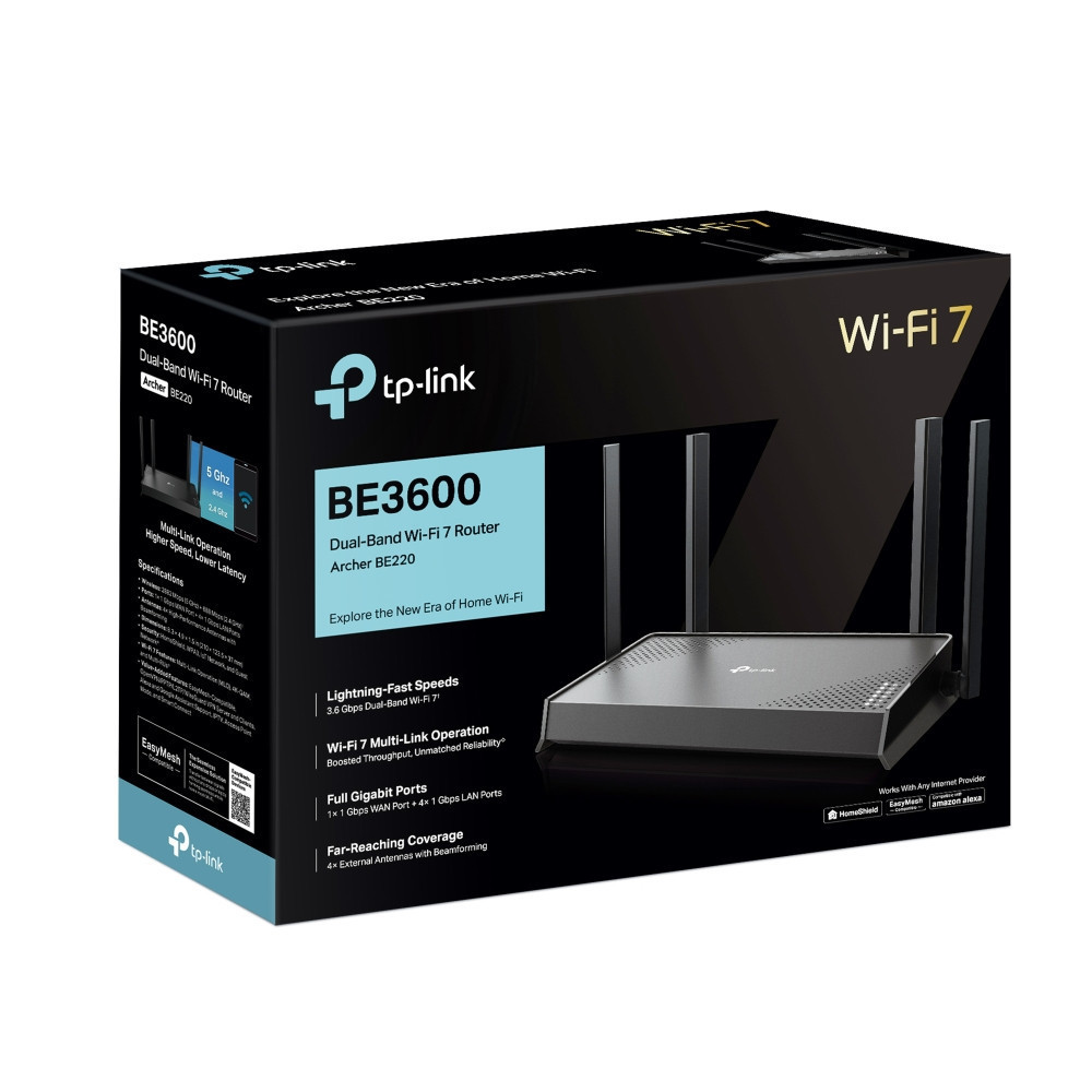 Бездротовий маршрутизатор TP-Link Archer BE220 ( 13225 ) Харків - фото 7