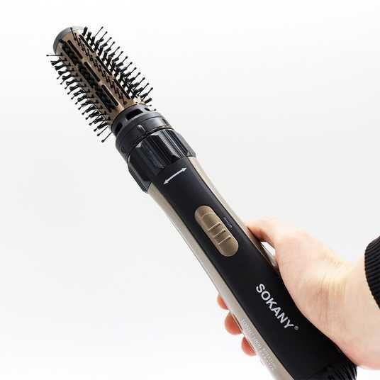 Обертаюча щітка для волосся SD-903, 1000 Вт, 2 швидкості та температури, функція холодного повітря, шнур 360° Одеса - фото 9