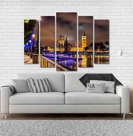 Модульная картина Ночной Лондон (80х118 см) Art-88_5 Киев
