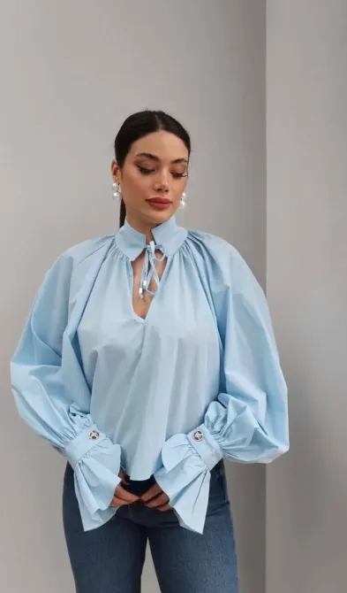 Изысканная блуза с акцентом на деталях Одесса - изображение 7