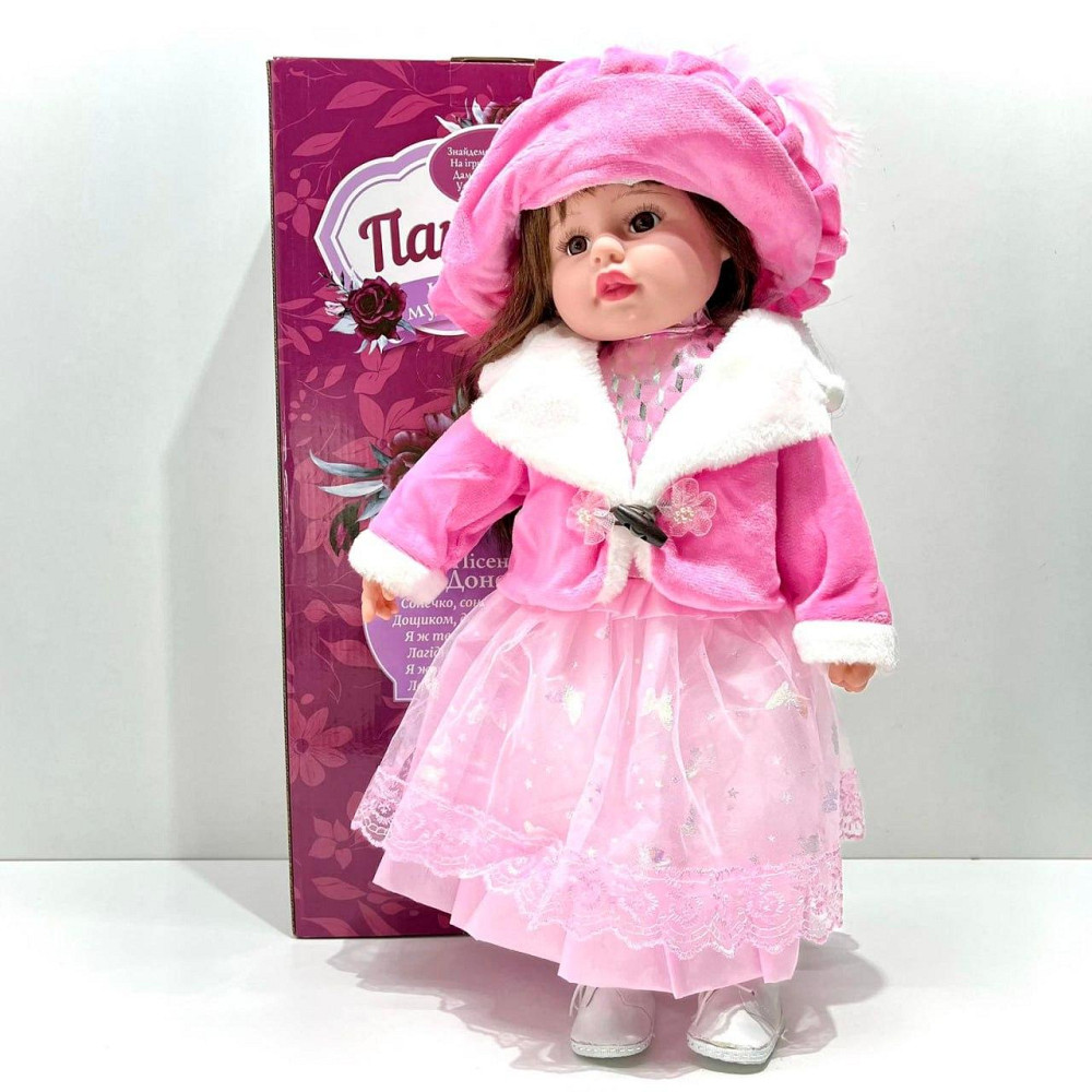 Лялька м'яконабивна Панночка зі звуковими ефектами 15 функцій 120 фраз укр мова 50см Вид 3 (M 5913 I UA) Чернігів - фото 2