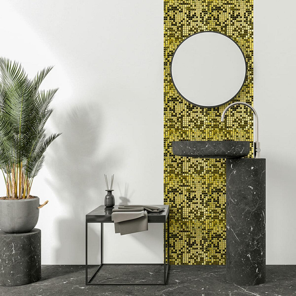 Мозаїка дзеркальна 298х298х4,5мм Золото SW-00002372 Київ - фото 5