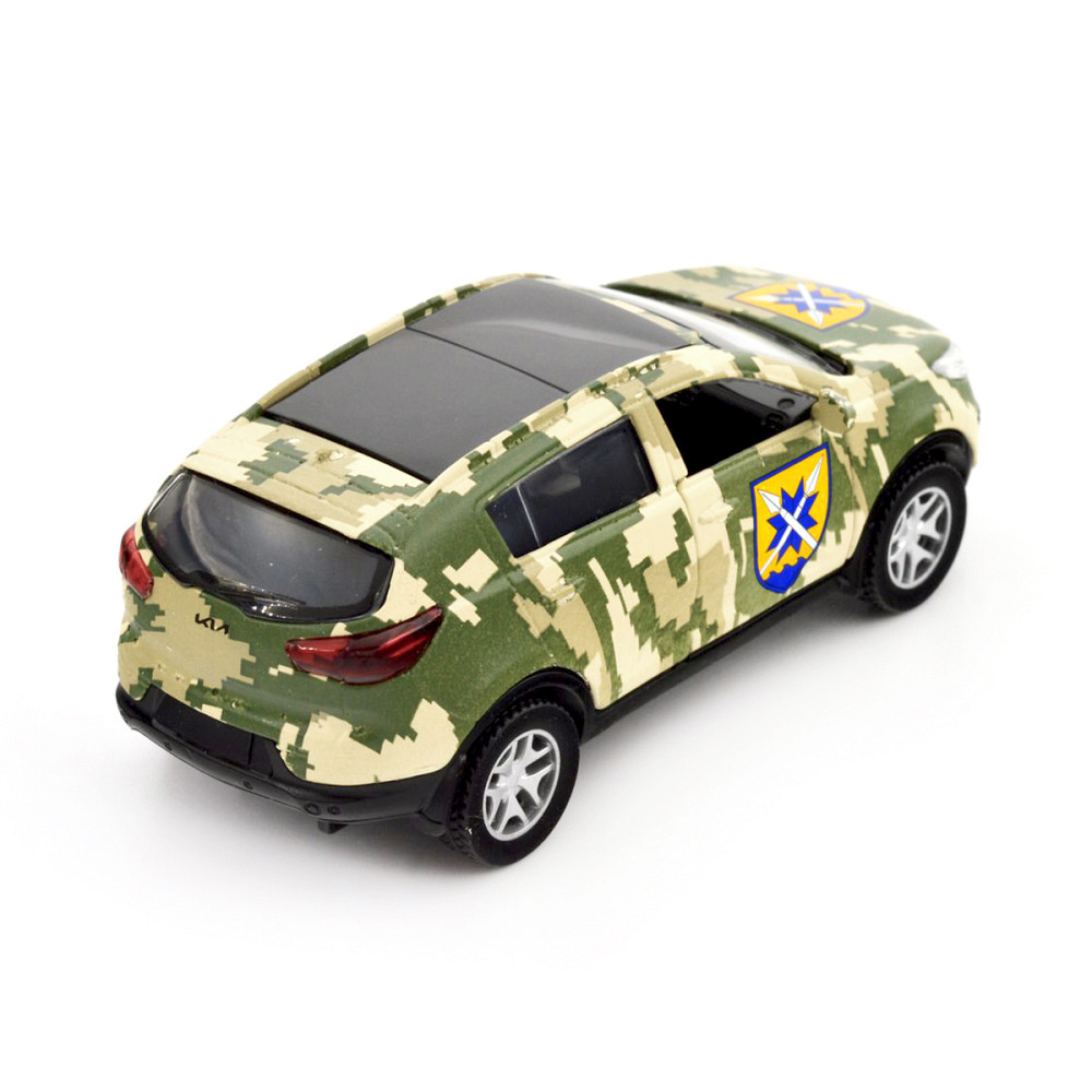 Автомодель серії Шеврони Героїв - Kia Sportage R - 56 ОМПБр Дніпро - фото 12