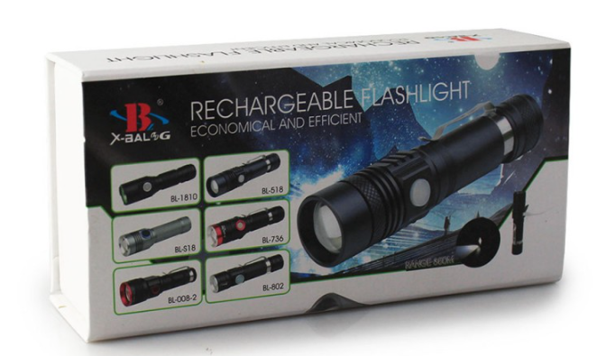 Ліхтарик ручний Bailong BL-736-T6 До 1000 Люмен, T6 LED діод, з функцією сигналу SOS 7968 Одеса - фото 3