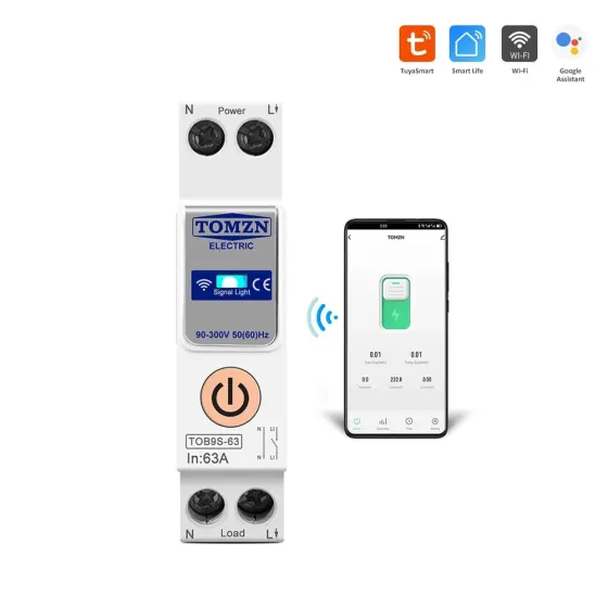 Розумний автоматичний вимикач з Wi-Fi (Tuya) TOMZN TOB9S-63 63A (51-00111) Киев