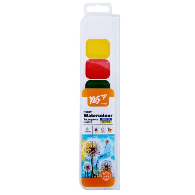 Акварельні фарби Yes Orange Line 8 кольорів б/п (110298) Вінниця - фото 1