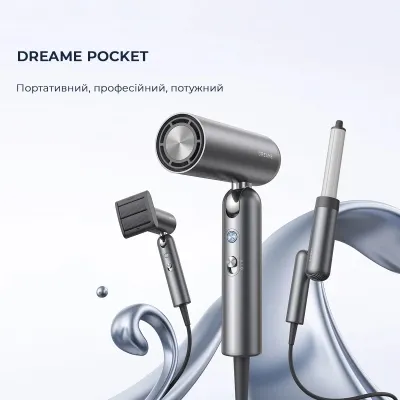 Фен Dreame Pocket Grey (AHD51-GR) Винница