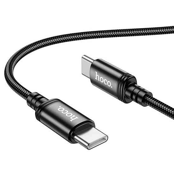 Кабель HOCO X89 Wind 60W charging data cable Type-C to Type-C Black (6931474784384) Київ