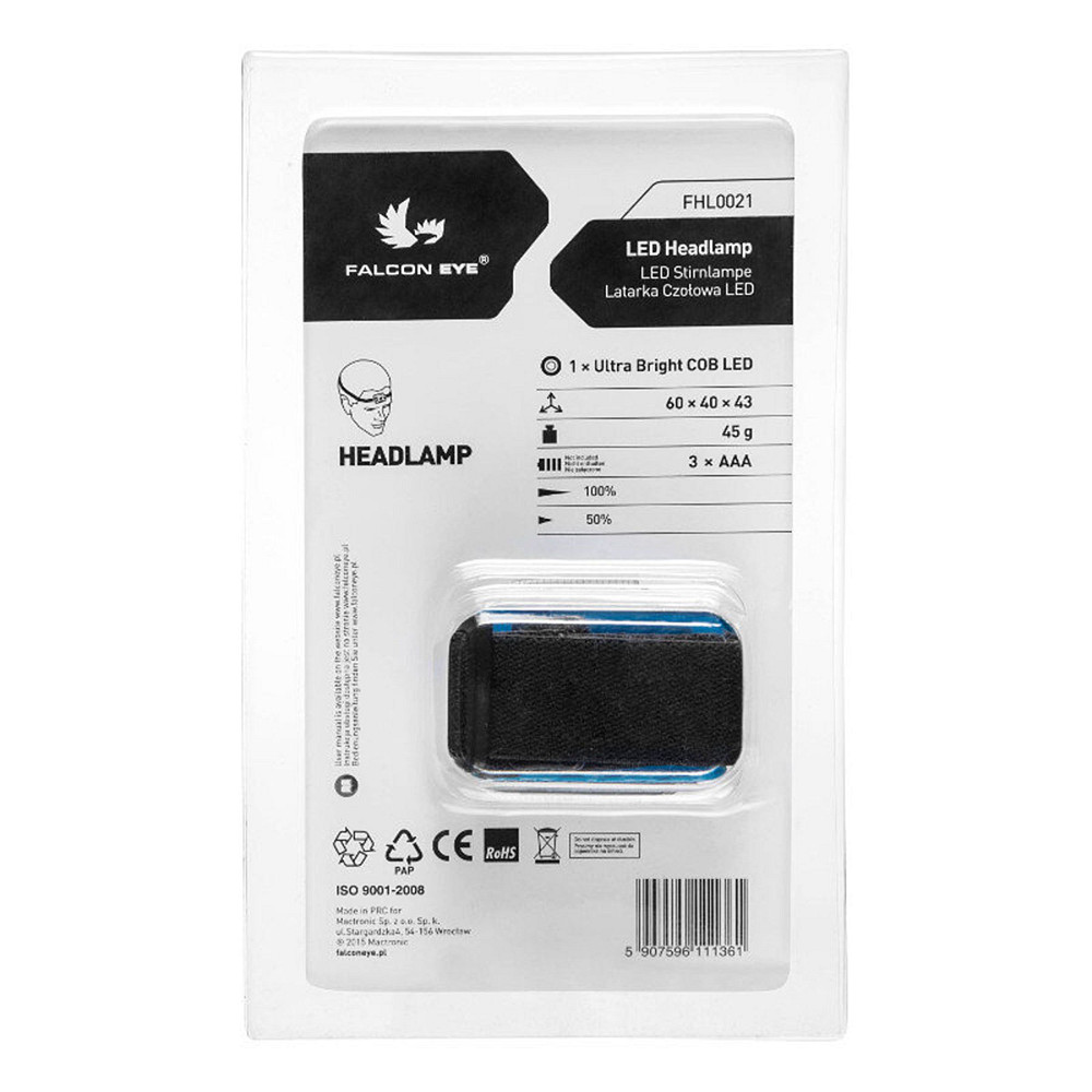 Фонарь налобный Falcon Eye Blaze (120 Lm) (FHL0021) Вінниця - фото 3