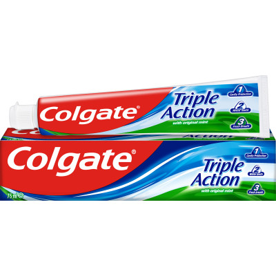 Зубная паста Colgate Тройное Действие 75 мл (6920354835971) Винница - изображение 1
