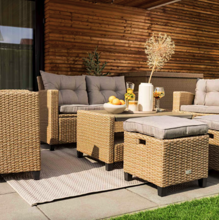 Набір садових меблів Di Volio Firenze бежевий/світло-сірий Киев