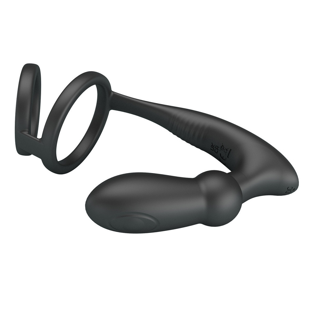 Ерекційне кільце з анальним вібро стимулятором Pretty Love - EMONI, BI-210341 Sex Aura Київ - фото 5