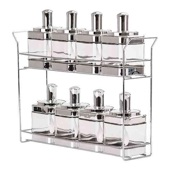 TS Kitchen Банки для сипучих продуктів набір з 8 шт скляні ємності для зберігання з кришкою і л Коломыя