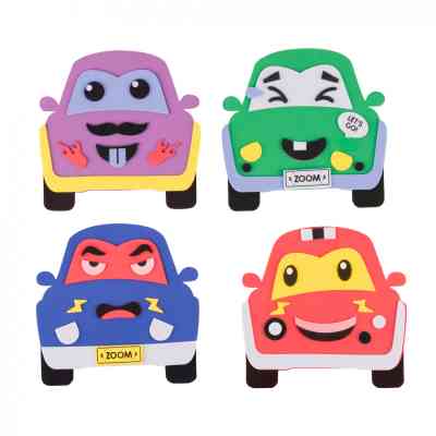 Набор для творчества 1 вересня Машинки Аппликация из фоамирана ЭВА (954590) Винница