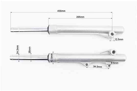 Амортизатор передній (пір'я), лів., прав. к-кт 435мм Киев
