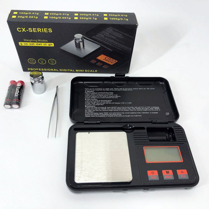 Универсальные карманные ювелирные весы CX-Toolbox 200г, Весы миллиграммовые карманные ювелирные LA-40 Львов - изображение 7