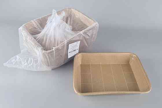 Лоток з харчового картону "KRAFT" 1550 мл 270*200*50 (25 шт) Харків