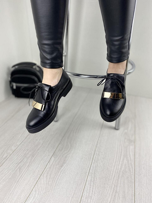 Olli Туфлі жіночі OLLI T-1-2450 чорні (весна-осінь, шкіра натуральна) (3238) Коломыя - изображение 8