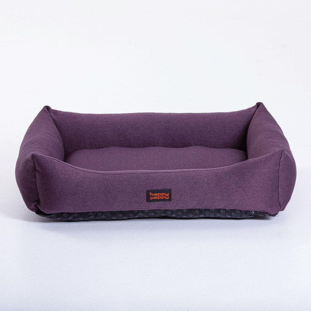 Лежак для собак и котов Happy Peppy (Хэппи Пеппи) Sofa Рогожка 80х120 см, Фиолетовый Запорожье - изображение 1