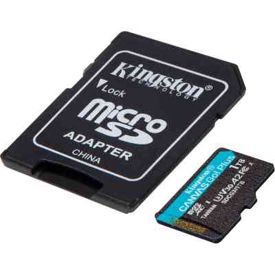 Карта памяти Kingston 1TB microSDXC сlass 10 UHS-I U3 V30 A2 Canvas Go Plus G4 (SDCG4/1TB) Винница