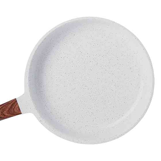 Алюминиевая сковорода 2,7 л с керамическим антипригарным покрытием Ø 28 см белая MGC HP-4-467 Киев