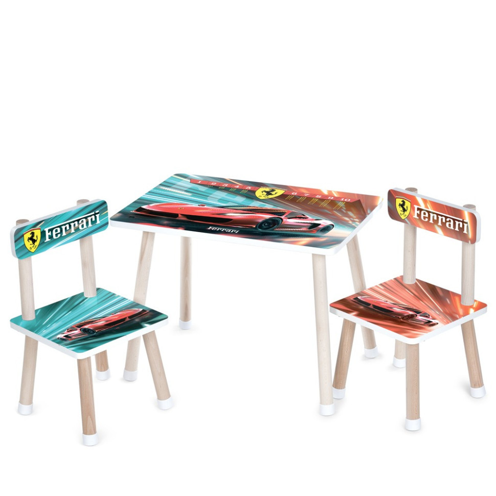 Дитячий столик M 501-33 стільниця 60 х 40 см, 2 стільчики Вінниця - фото 1