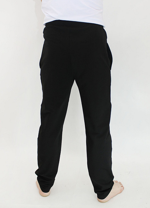 Чоловічі спортивні штани прямі Чорний 52-54 Харків - фото 2