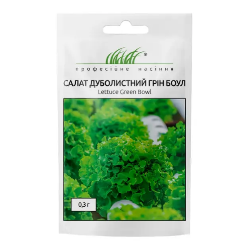 Салат Грін Боул дуболистний зелений 0,3гр Професійне насіння Житомир - изображение 2