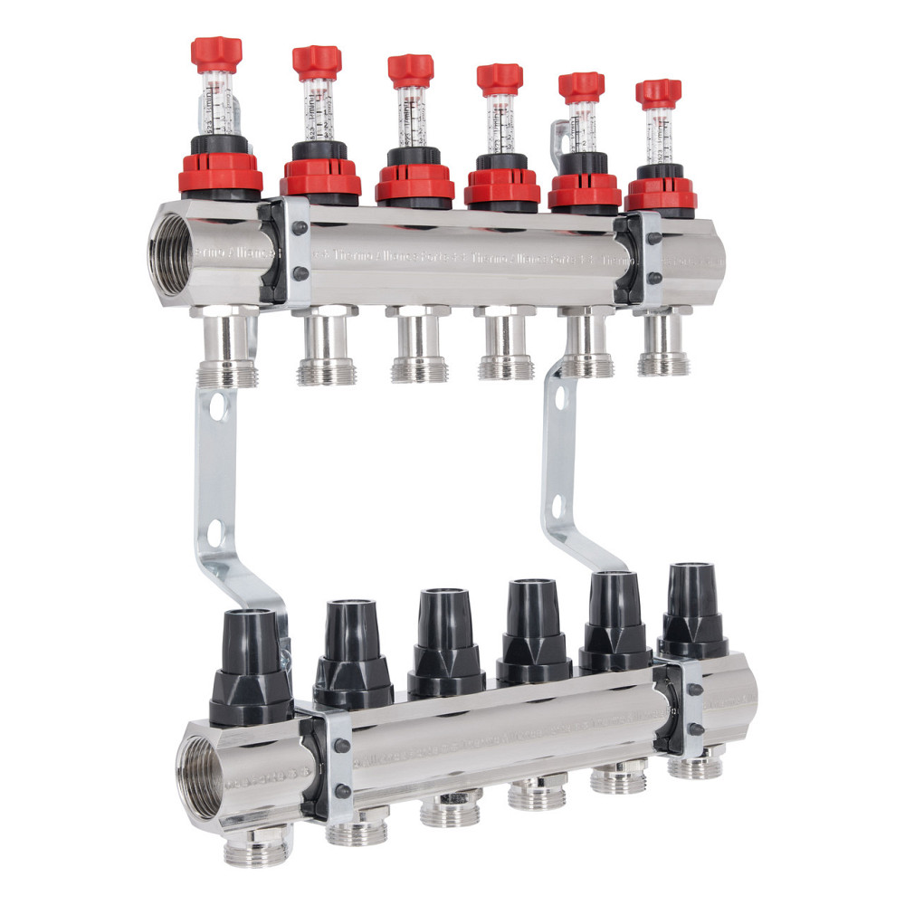 Колектор із витратами Thermo Alliance Forte 1" 6 виходів SF001W6 Київ - фото 3