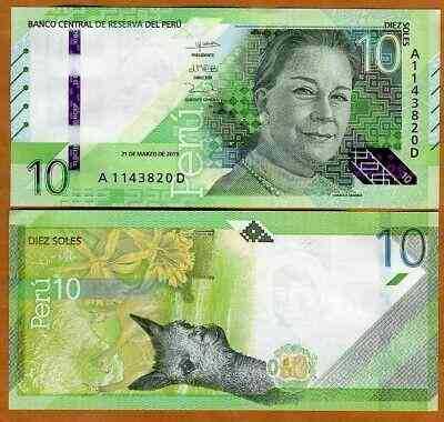 Peru Перу - 10 Soles 2019 ( 2021 ) UNC Полтава