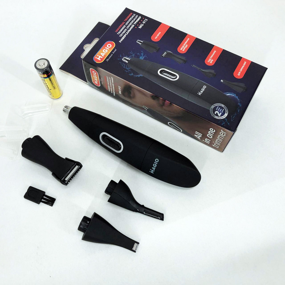 Тример для носа і брів, Тример для стрижки волосся носа бороди гоління, вух бритва HR-31 Львів - фото 9