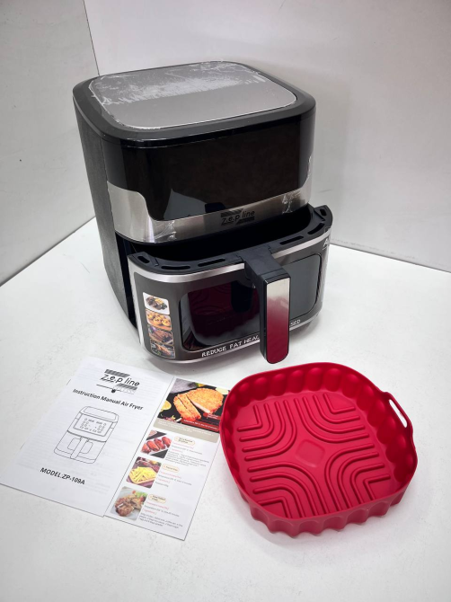 Фритюрниця Zepline ZP-109A Чаша місткістю 8,8 літрів, 3500Вт, МАЄ 2 ТЕНА, силіконовою формою та антипригарним покриттям Одеса - фото 3