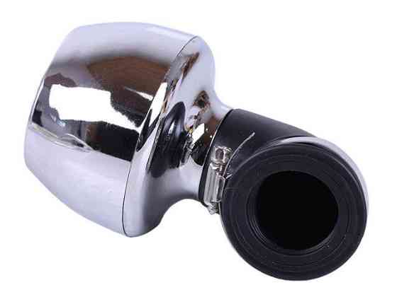 Фільтр нульовий "Турбіна" з крильчаткою хром Ø 42 мм 90° (125-150с) Мукачево