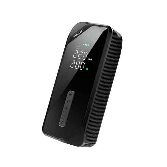 Насос-фонарь-powerbank автомобильный Vollyc Evo Tire Pump by Flextail, 150 PSI, 1500 mAh Киев