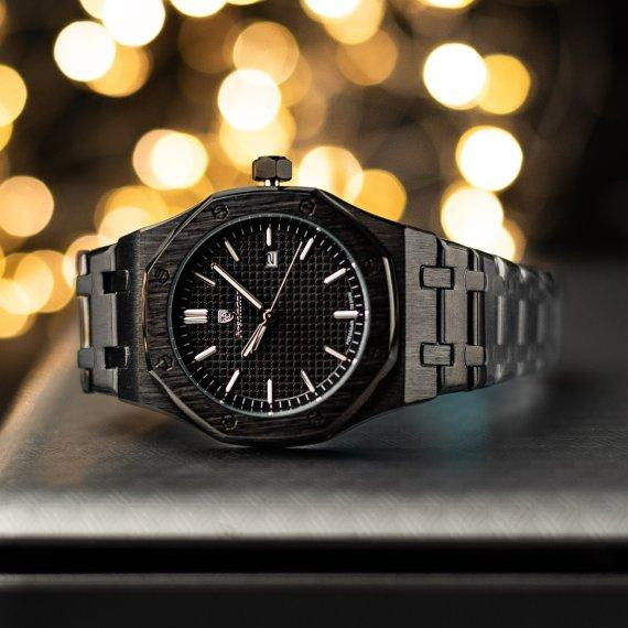 Мужские наручные часы Poedagar Morion (Черные) Киев - изображение 6