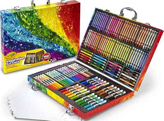 Крайола набор для творчества в чемодане 140 предметов кейс Crayola. Харьков