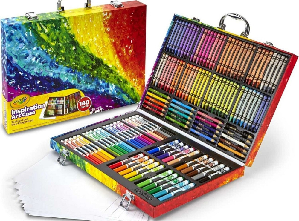 Крайола набор для творчества в чемодане 140 предметов кейс Crayola. Харьков - изображение 2