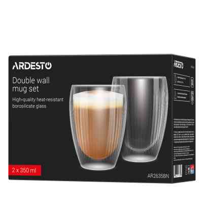 Набір склянок Ardesto 350 мл 2 шт (AR2635BN) Вінниця