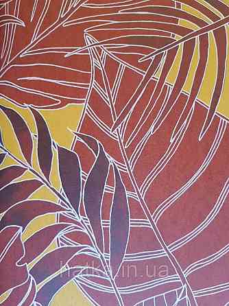 Шпалери флізелінові Khroma LAV107 LA VIE EN ROSE гілки листя бордові Київ