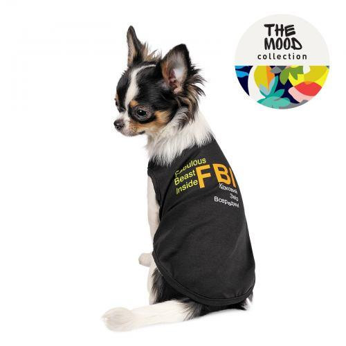 Борцовка Pet Fashion «FBI» для собак, размер S2, черная Винница - изображение 7