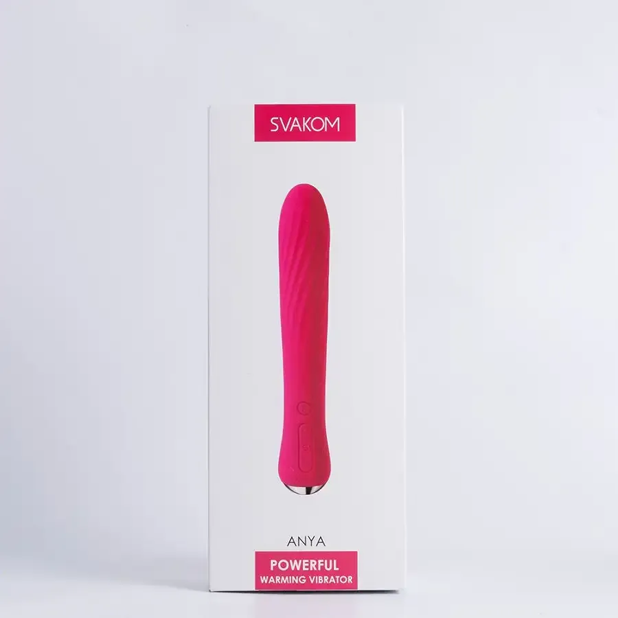 Вібратор із підігрівом Svakom Anya Plum Red Львов - изображение 7