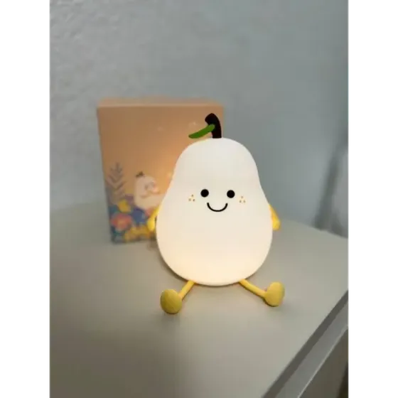 Детский светильник ночник аккумуляторный силиконовый "Груша" LED L40 Коломия