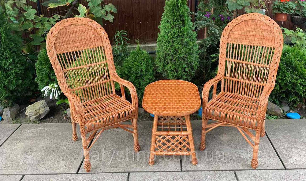 Плетеные стулья с овальным столом Киев - изображение 5