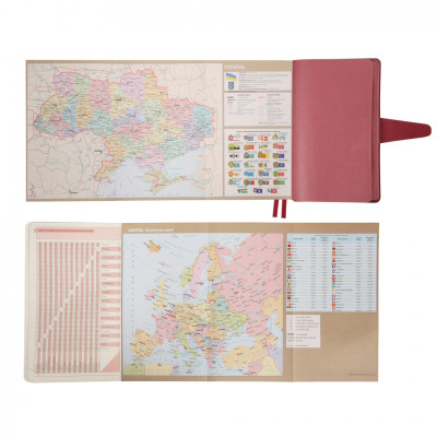 Тижневик Leo planner датований 2026 "Alpha", м‘який, бордовий, 352 сторінки (252630) Вінниця - фото 7