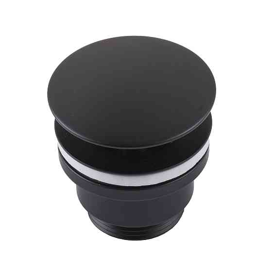 HG15-04A-10-BR-(BB)-Click-clack--Донний клапан  ЛАТУНЬ ,Універсальний, Чорний мат (Box Globus Lux) Киев